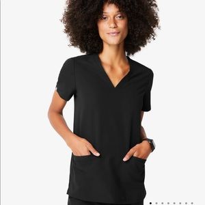 Black Scrub Top